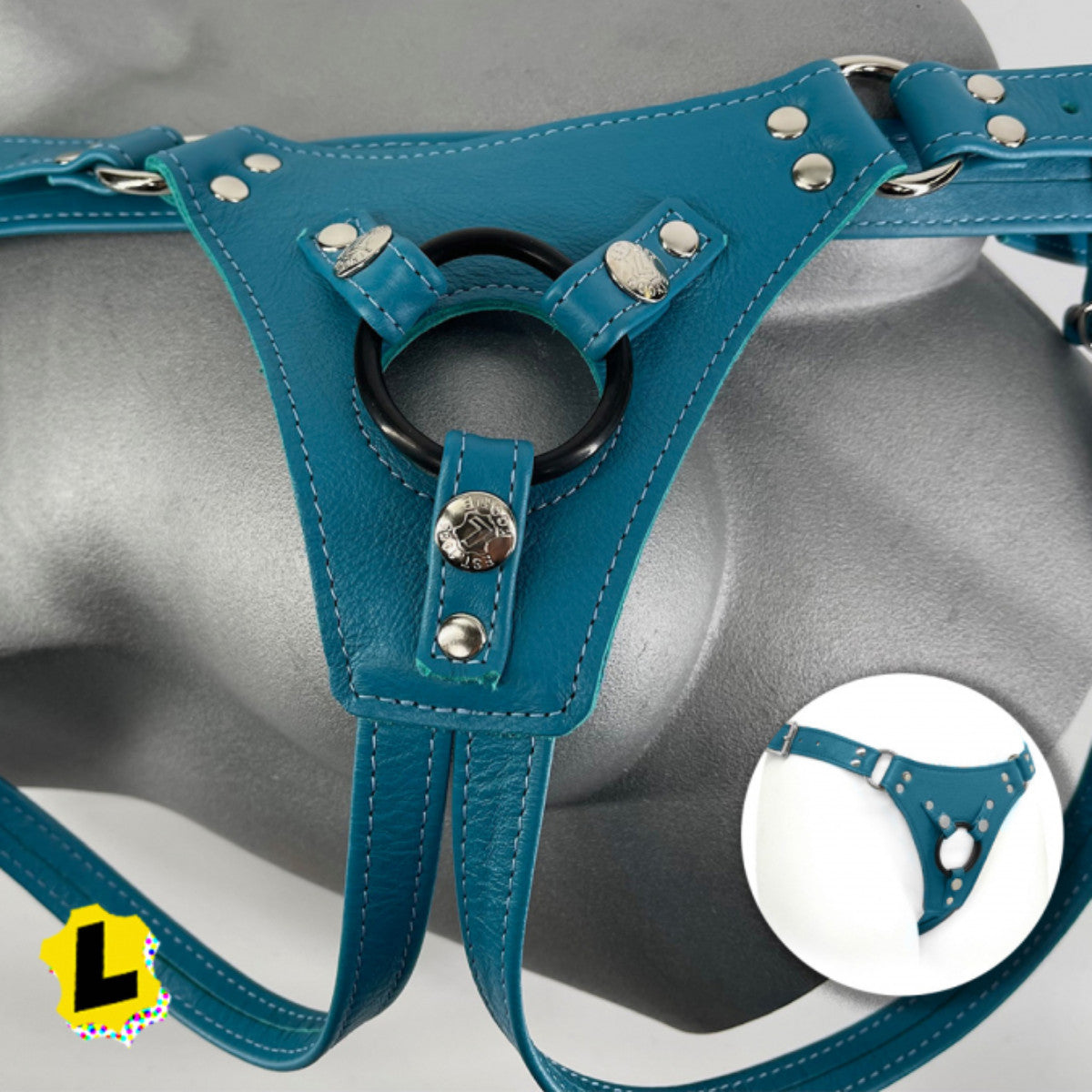 Kookie Leather Low Rider Strap-On Harness