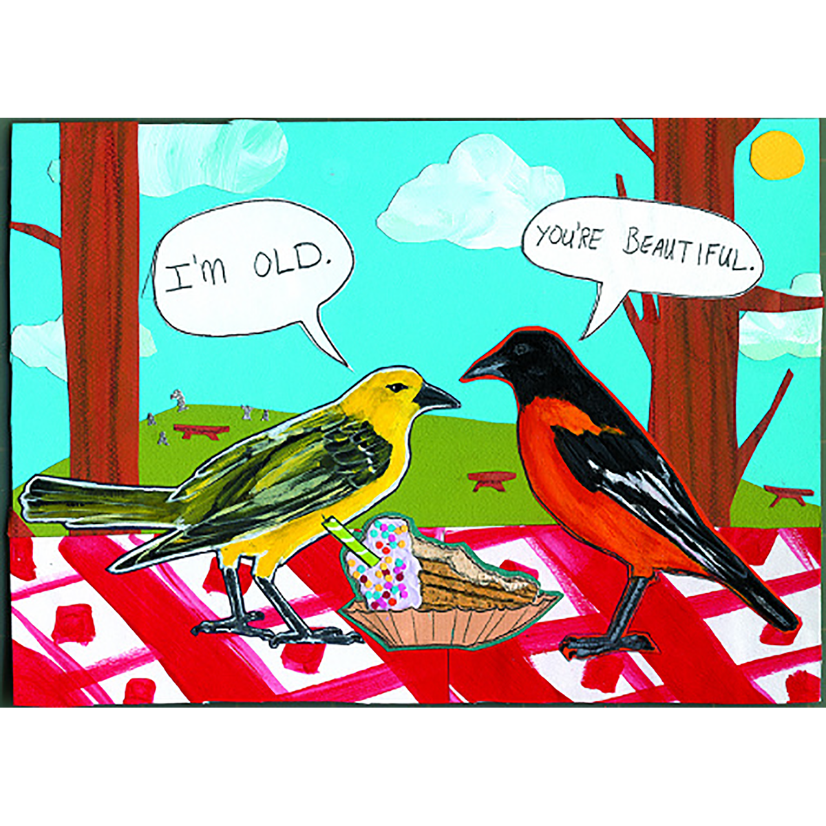 Inspired by dogs, nature and San Francisco, Sunde White hand makes each of her cards, and donates a portion of the proceeds to land and animal charities.