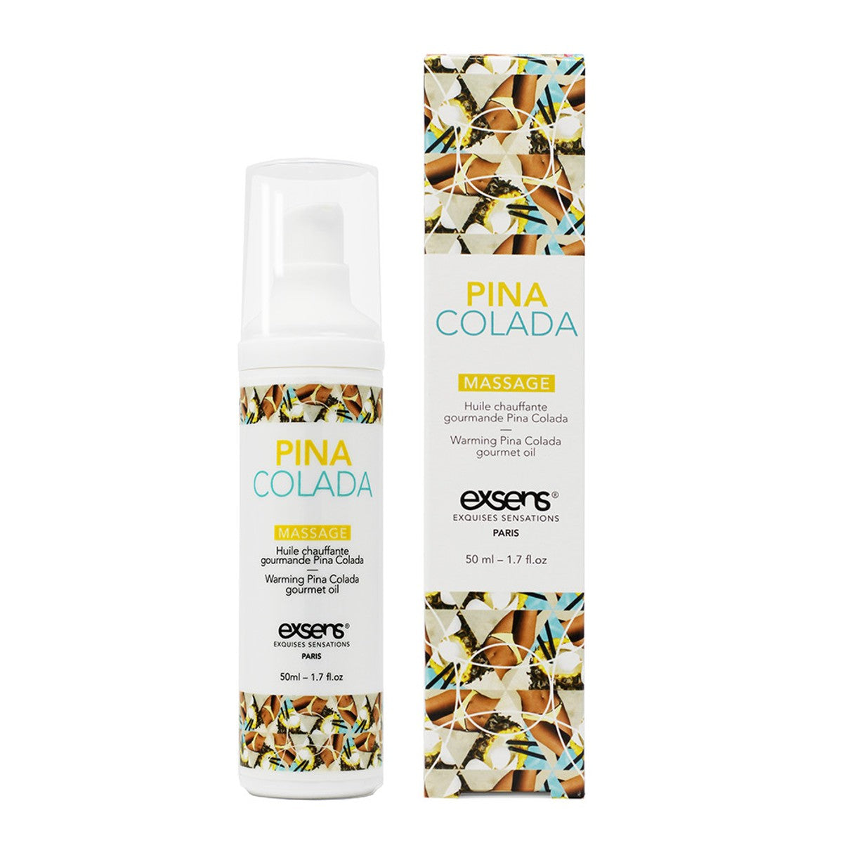 Exsens Kissable Warming Massage Oil Pina Colada