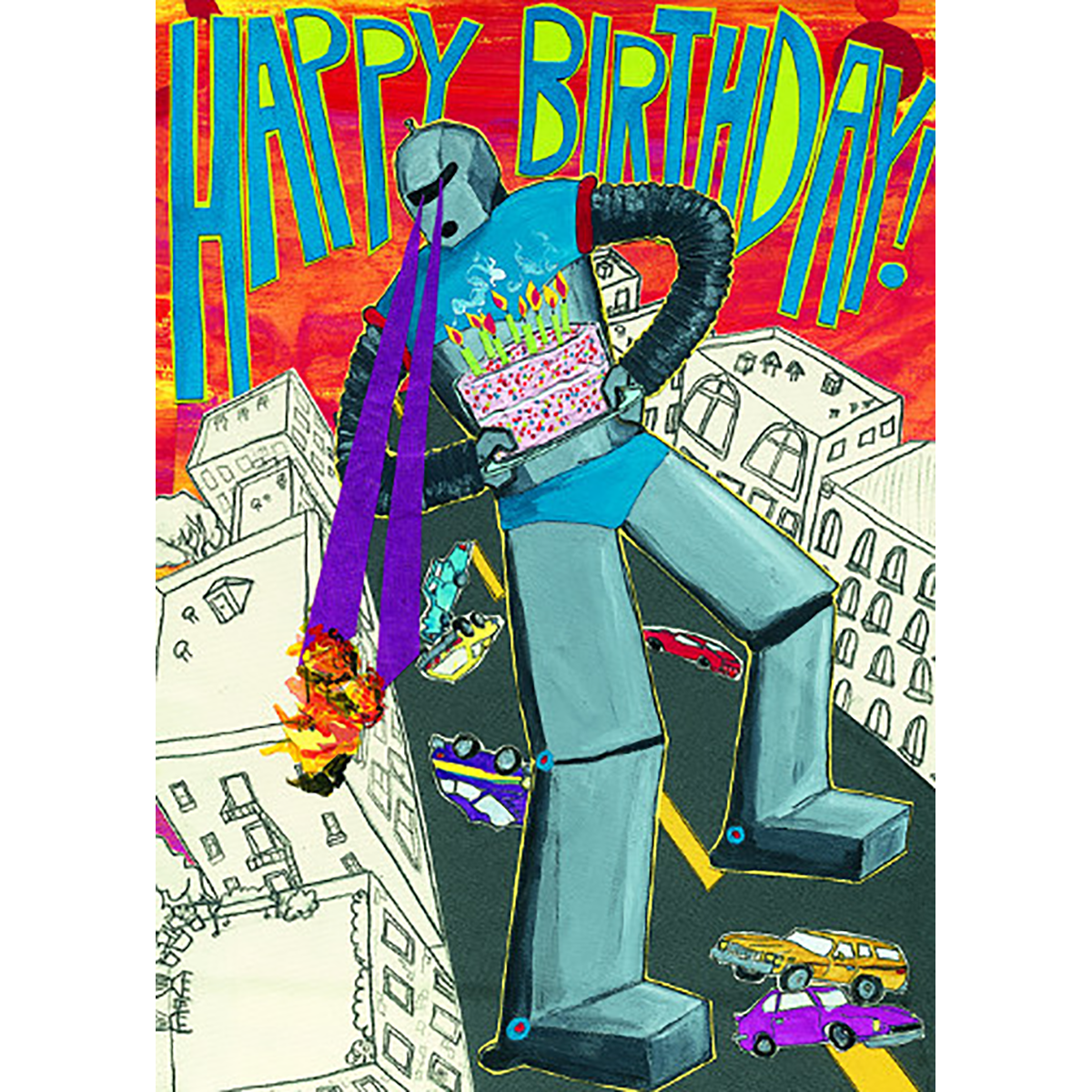 Inspired by dogs, nature and San Francisco, Sunde White hand makes each of her cards, and donates a portion of the proceeds to land and animal charities.