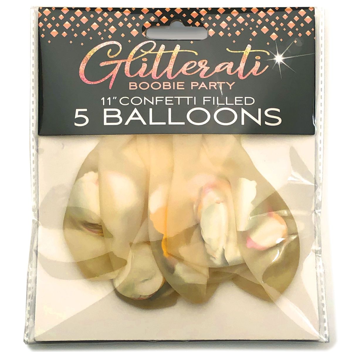 Glitterati Boob Confetti Balloons