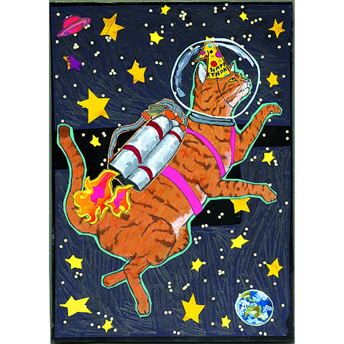 Inspired by dogs, nature and San Francisco, Sunde White hand makes each of her cards, and donates a portion of the proceeds to land and animal charities.