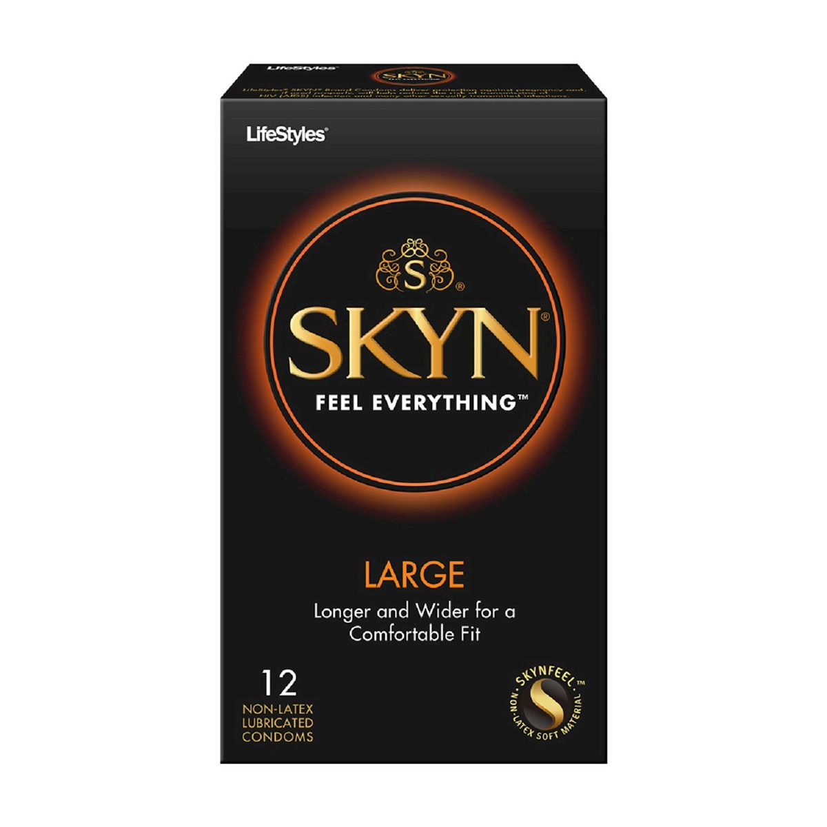 Take the non-latex comfort of super thin skyn condoms, and make them bigger. You’re welcome.