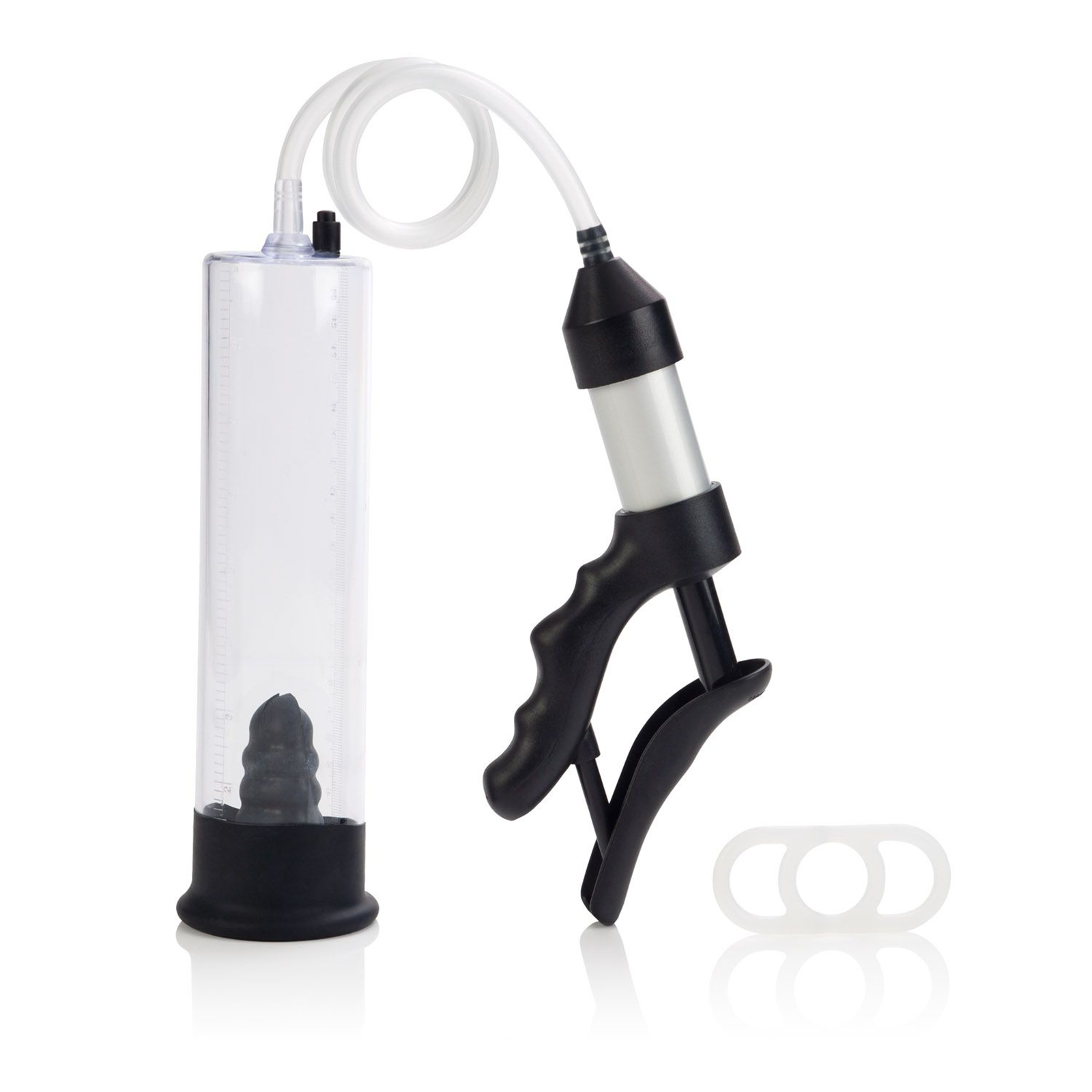 Not gonna lie, a penis pump won’t make you double in size, but it will plump up what you’ve got to its greatest potential.