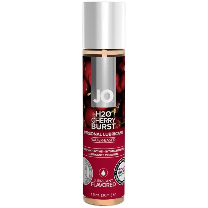 System JO Flavored H2O Lube Cherry Burst 1oz SHAG System JO Flavored H2O Lube Cherry Burst 1oz SHAG