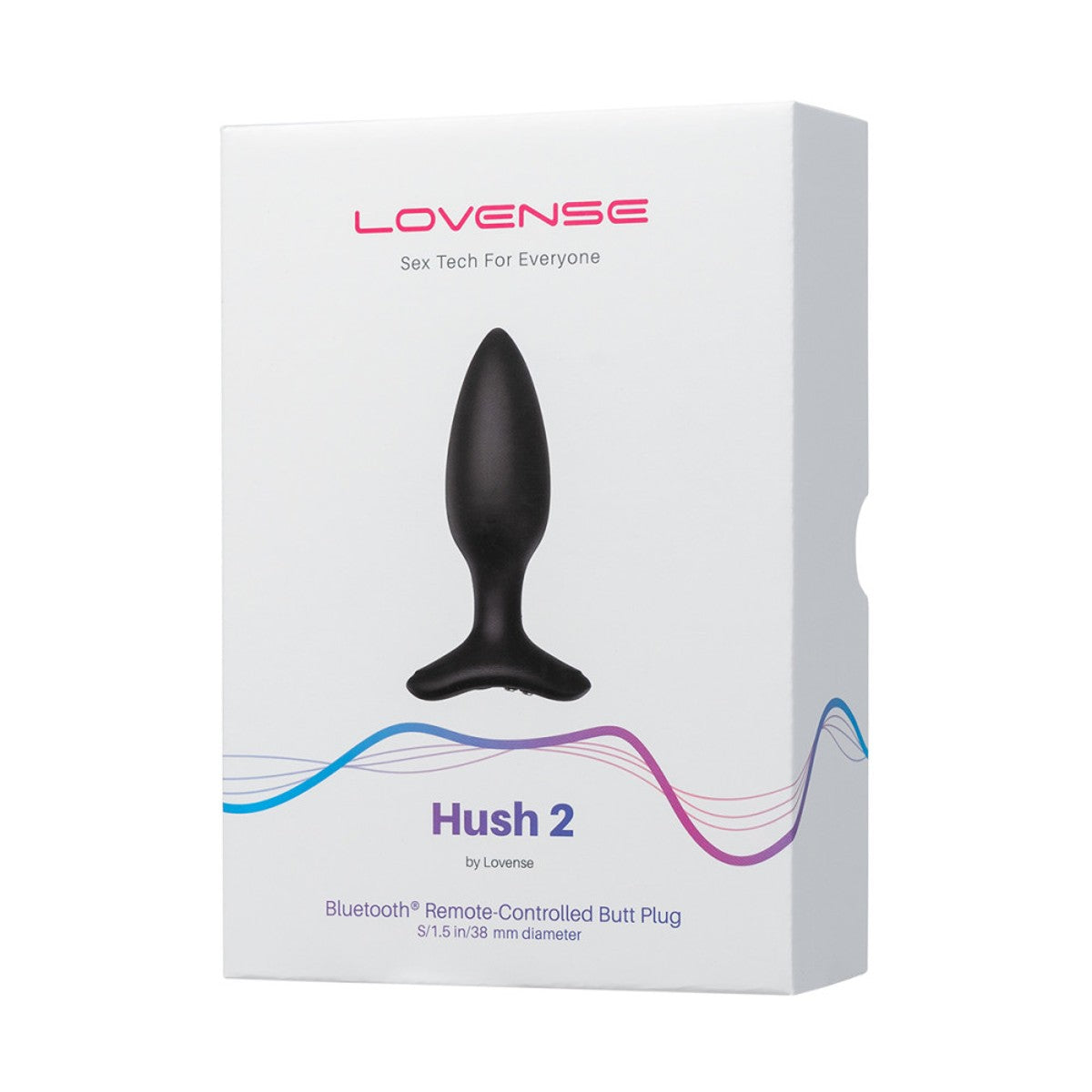 Lovense Hush 2 Vibrating Butt Plug Small 1.5 inch