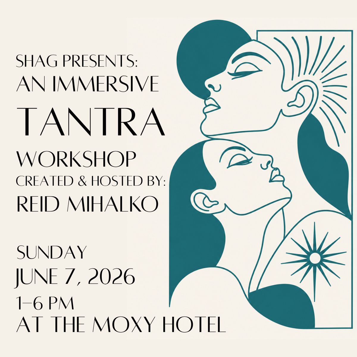Tantra Made Simple: A Deep Dive into Pleasure & Connection, Sun June 7, 1pm