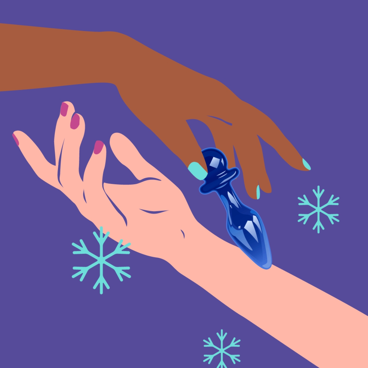 Biird Anii Glass Anal Plug