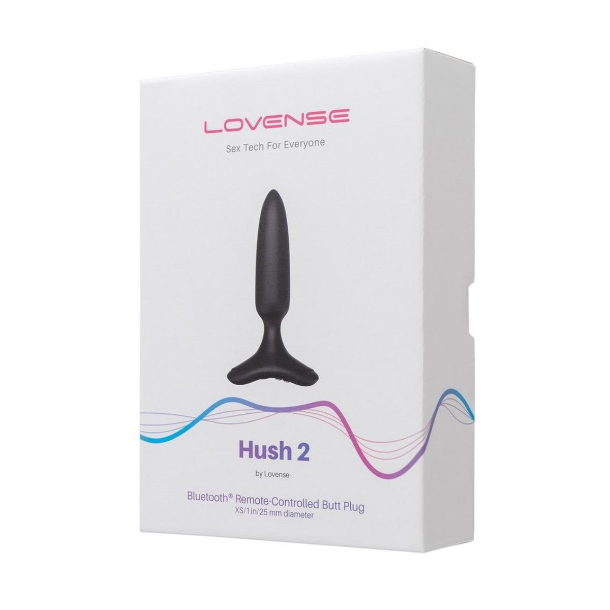 Lovense Hush 2 Vibrating Butt Plug XSmall 1 inch
