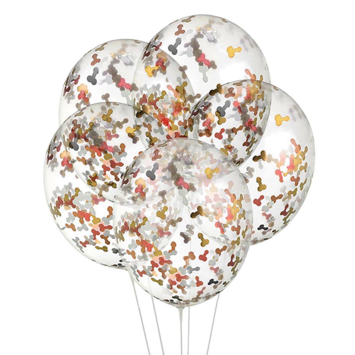 Glitterati Penis Confetti Balloons