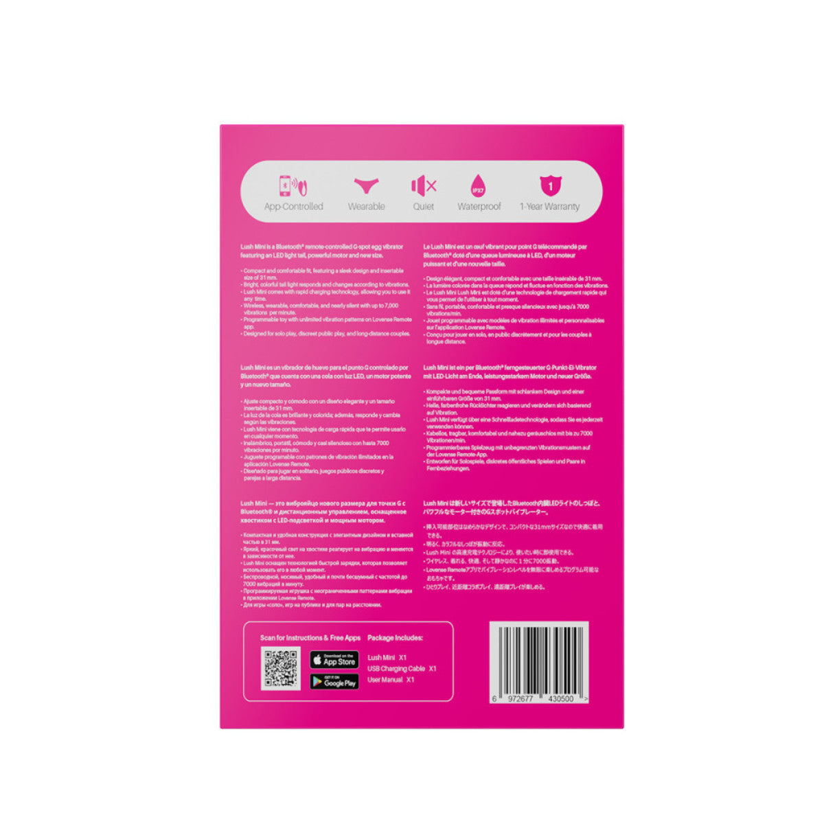 Lovense Lush Mini Egg Vibrator